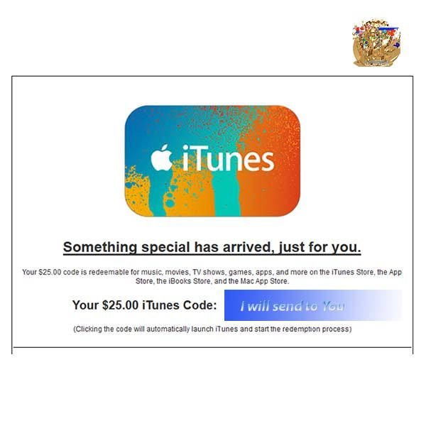 iTunes Gift Card $25 - Hình ảnh 2